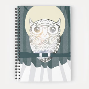 Owl is Calm Notebook
